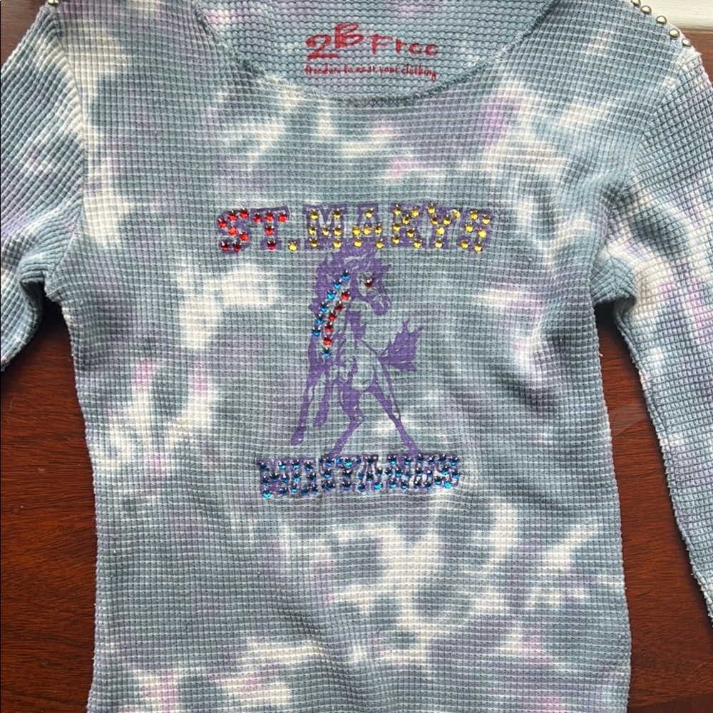 Colorful Graphic Long Sleeve Top